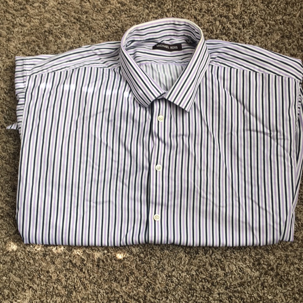 Michael Kors Striped Men’s button up